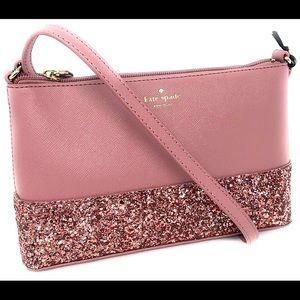 kate spade glitter purse